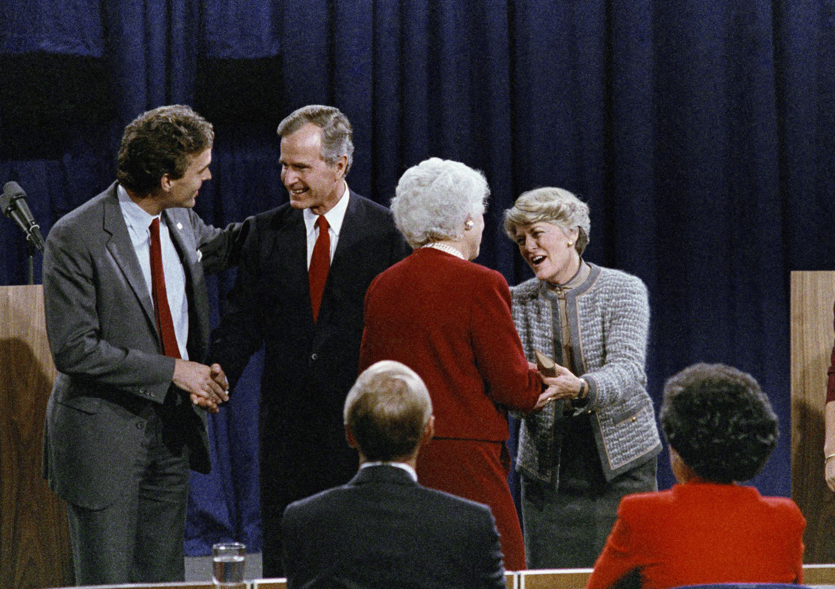 George H. Bush and Geraldine Ferraro